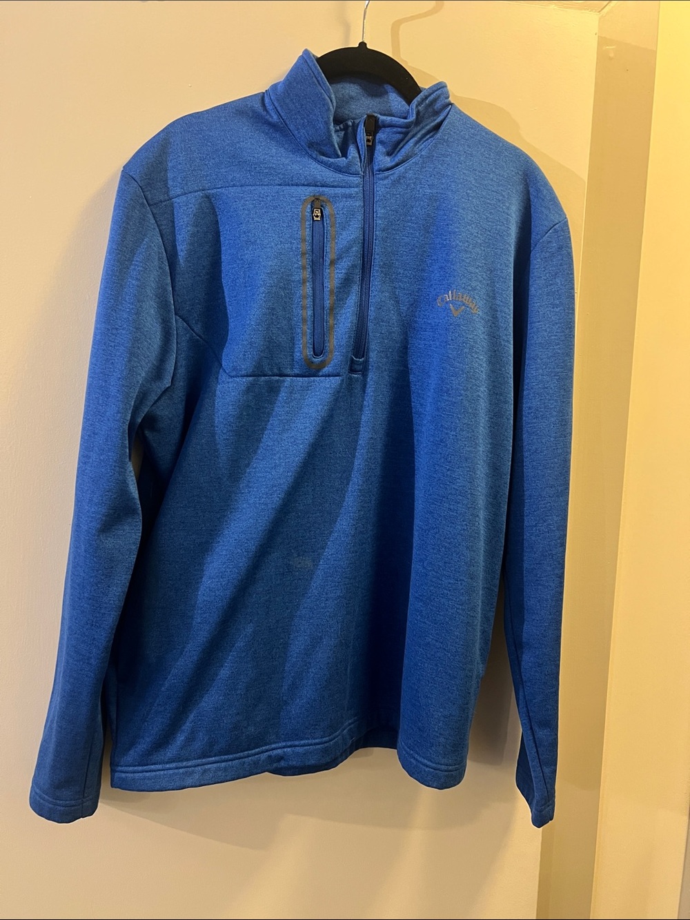 Callaway Men’s Royal Blue Quarter-Zip Shirt Jacket